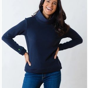 Dudley Stephens Park Slope Turtleneck Navy